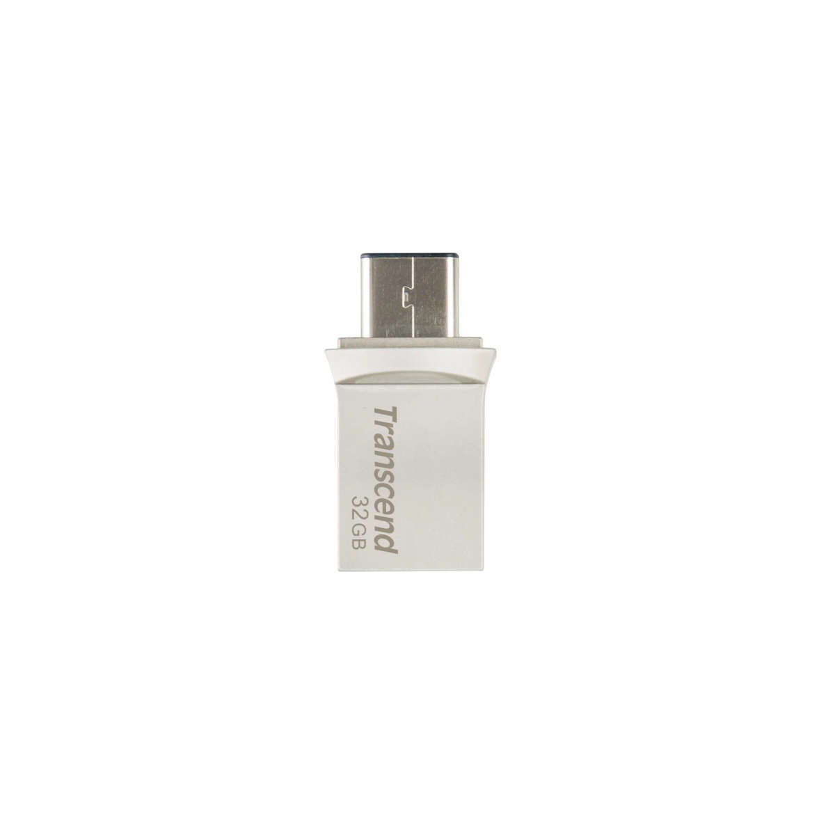 Transcend 128GB JetFlash 890 USB-C &amp; USB 3.1 OTG Flash Drive - Silver