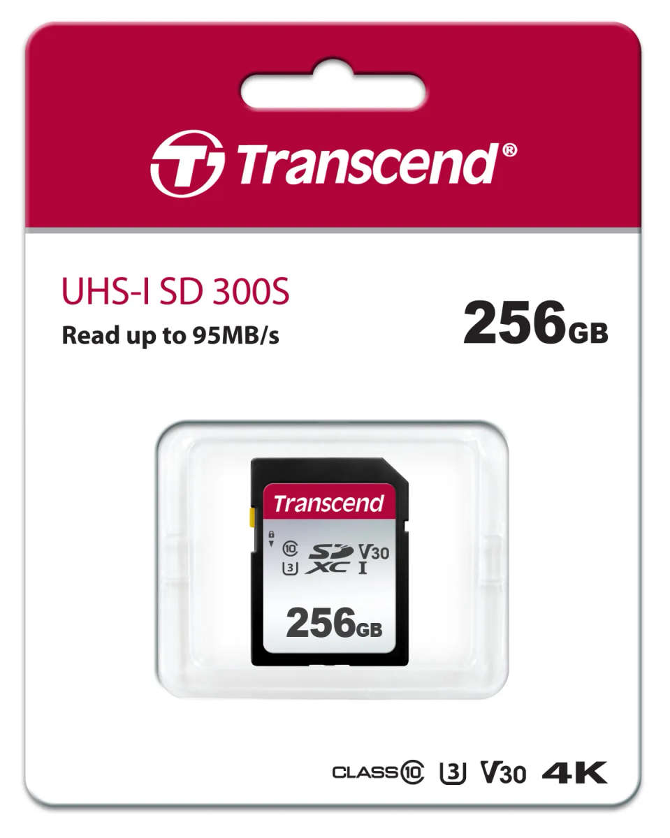 Transcend 300S 256GB UHS-1 Class 10 SDXC Card