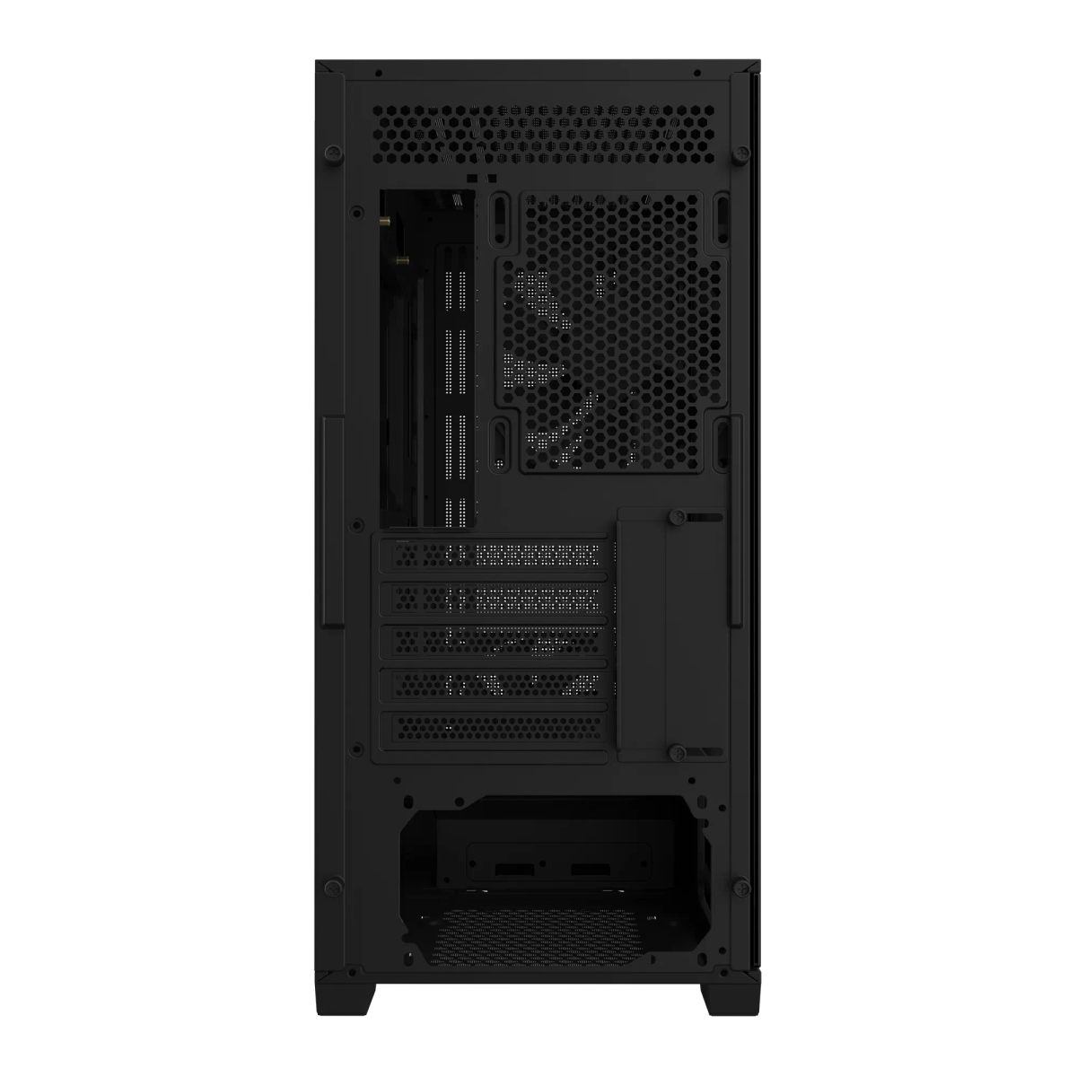 GIGABYTE C102 Mid Tower Case - Black with Tempered Glass Side Panel, mATX