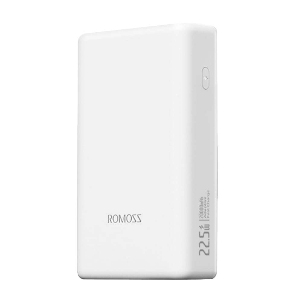 Romoss PAC20 20000mAh 22.5W Fast Charge Power Bank - White