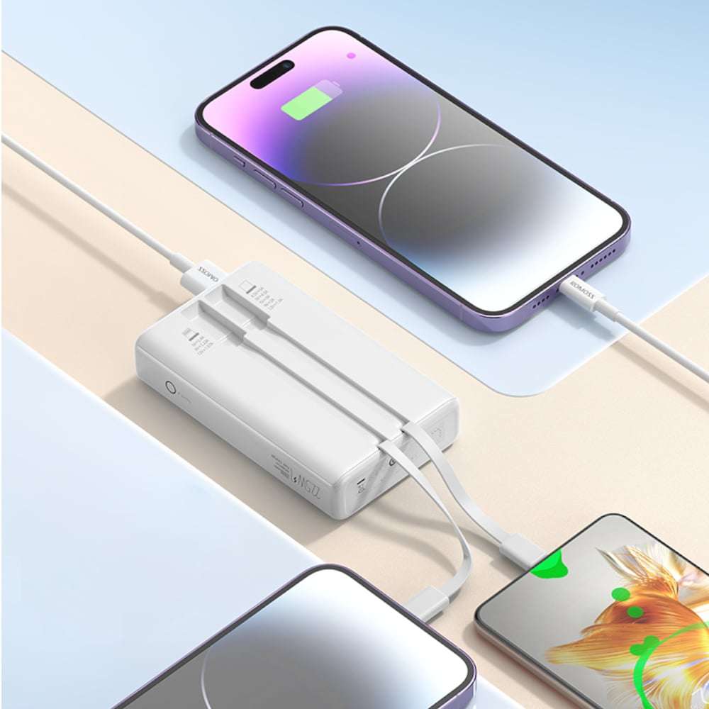 Romoss PAC20 20000mAh 22.5W Fast Charge Power Bank - White