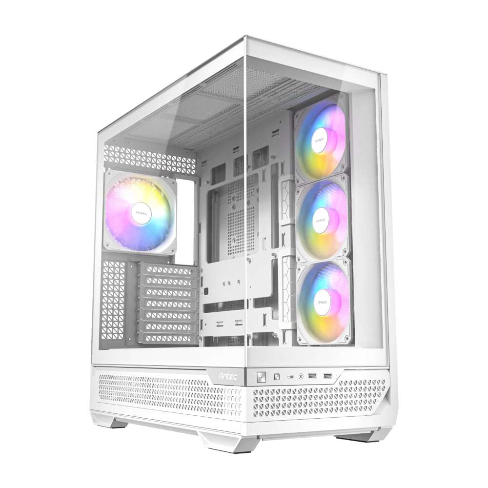 Antec C7 ARGB ATX Mid Tower Gaming Chassis  White