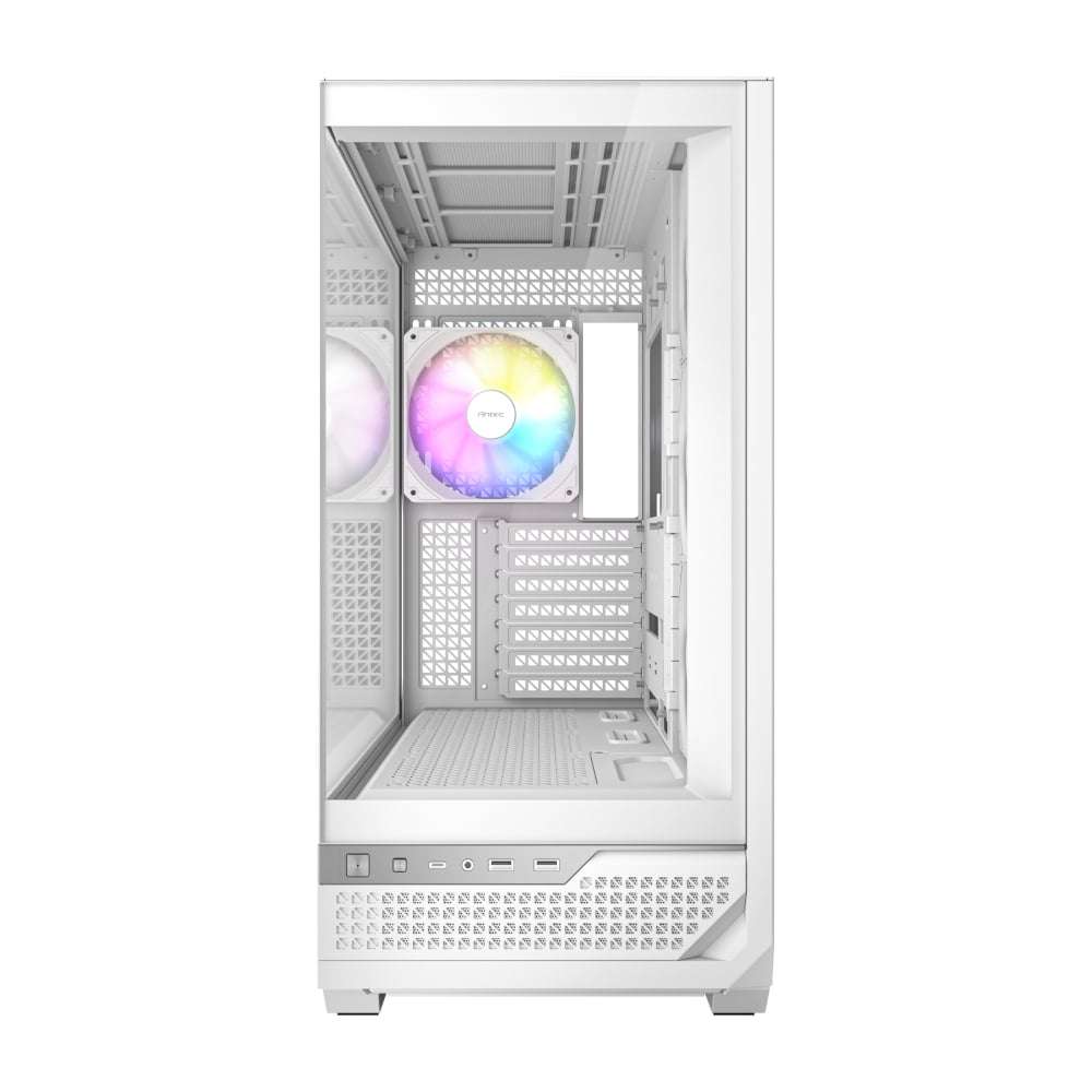 Antec C7 ARGB ATX Mid Tower Gaming Chassis  White