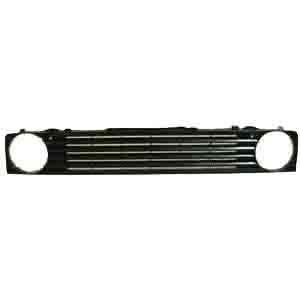 Volkswagen CITIGOLF SIN/RND 84- GRILLE DEBADGE BLK