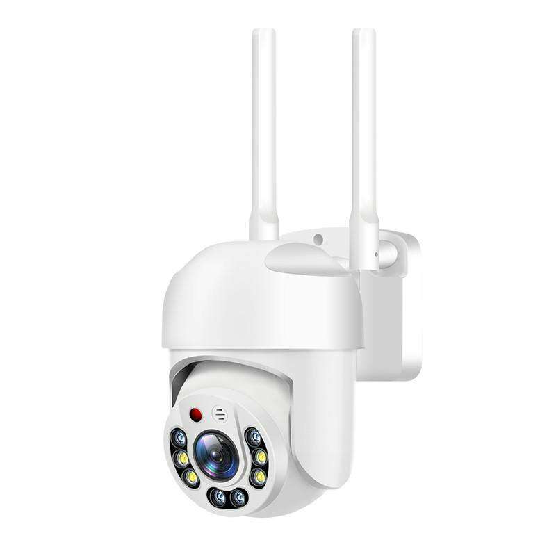 Wireless Security Camera Outdoor WiFi, Siren Alarm Spotlight Outdoor Camera Wireless Battery Powered