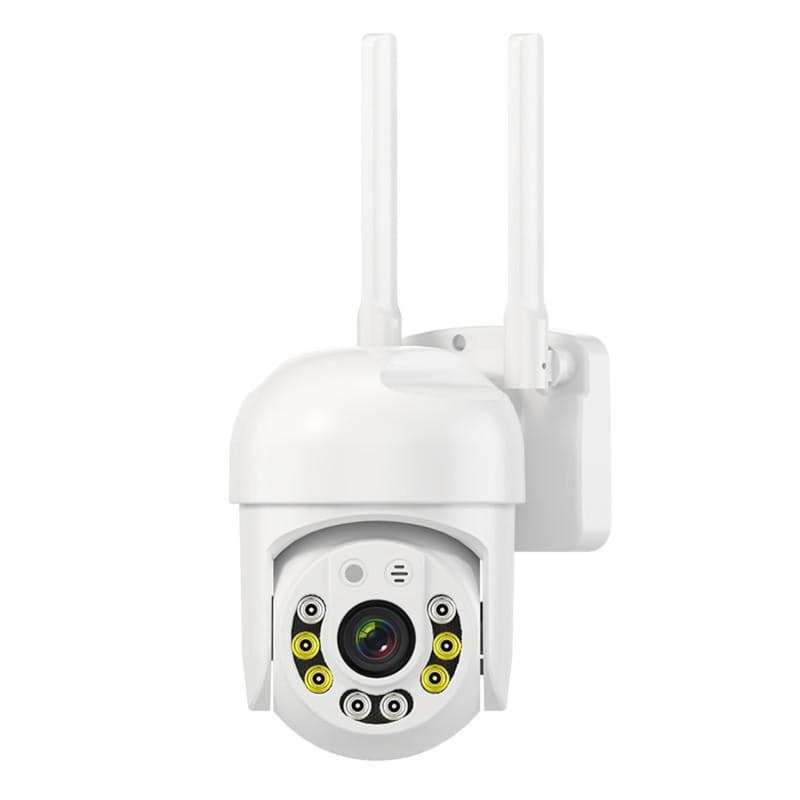 Wireless Security Camera Outdoor WiFi, Siren Alarm Spotlight Outdoor Camera Wireless Battery Powered
