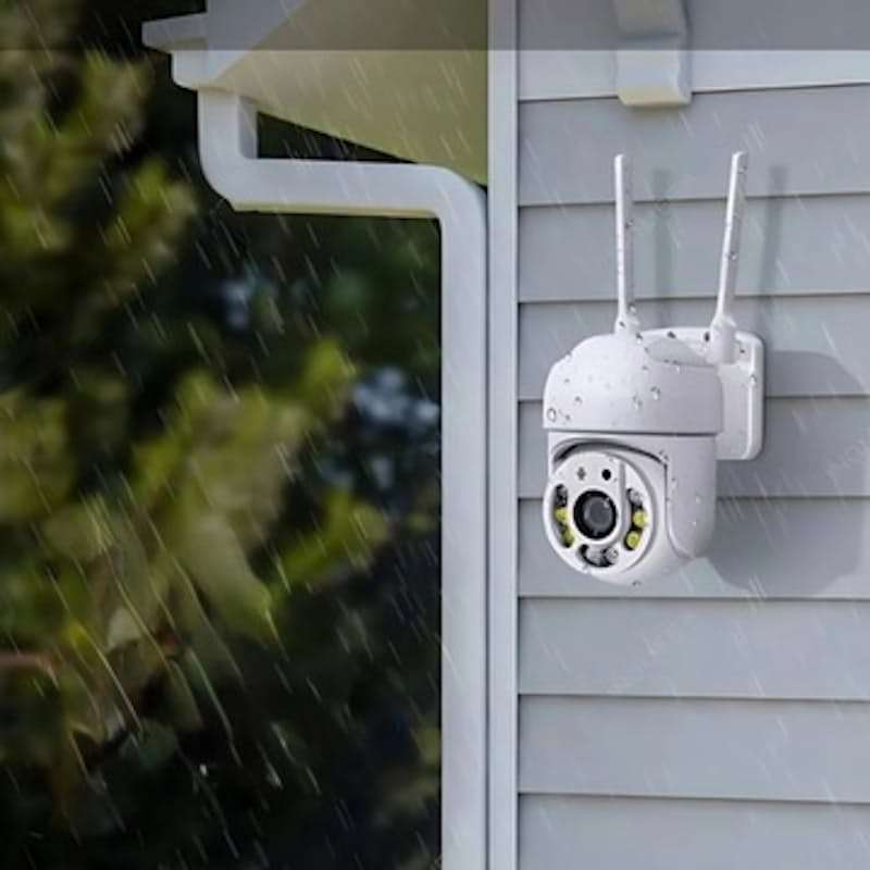 Wireless Security Camera Outdoor WiFi, Siren Alarm Spotlight Outdoor Camera Wireless Battery Powered