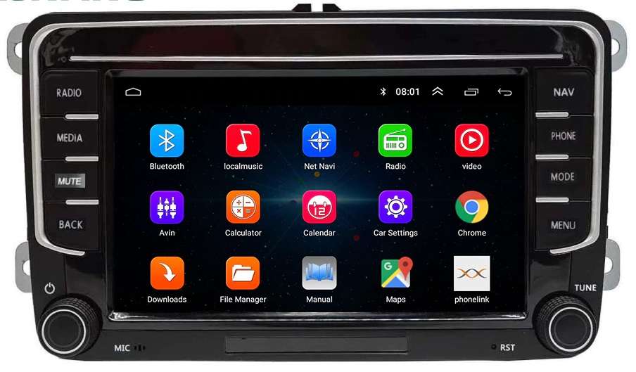 7 Inch Android Radio for VW Polo