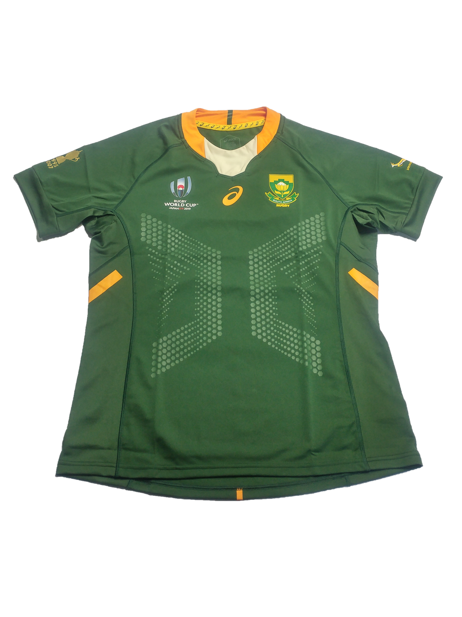 Mens Springboks RWC Home Test Jersey 2019 - S 0.40kg