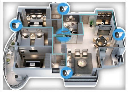 4CH CCTV CAMERA KIT CCTV - Full Kit Perfect Security