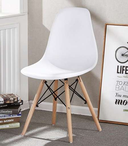 Dmart Cafe Chair Wooden Leg Chair