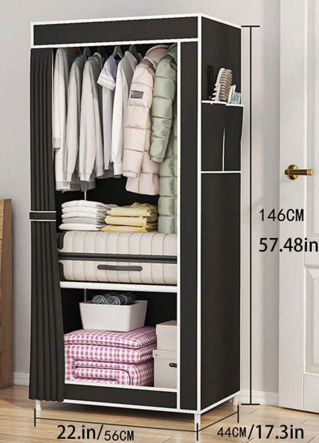 Multi-Functional Fabric Wardrobe
