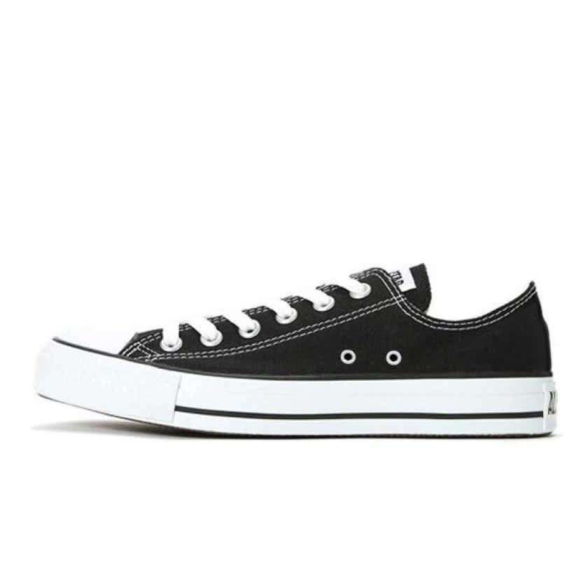 Converse All Star Unisex Black Low Top Sneakers UK 7.5