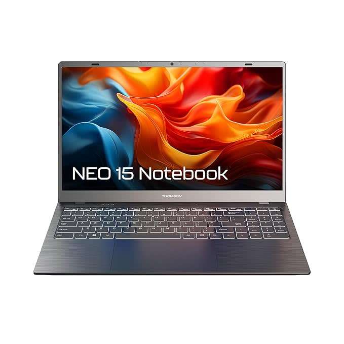 Thomson 15.6 Notebook - Black - Windows 11 plus Microsoft Office 365 1 Year Licence