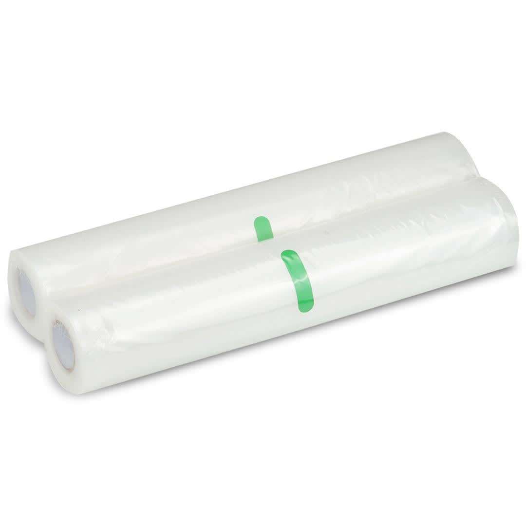 2 Pack Vacuum Sealer Bags 20cm x 5m Food- grade Plastic Rolls