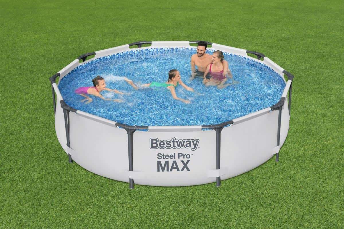 Bestway 3.05m x 76cm Steel Pro MAX Pool-Grey (no pump & filter)