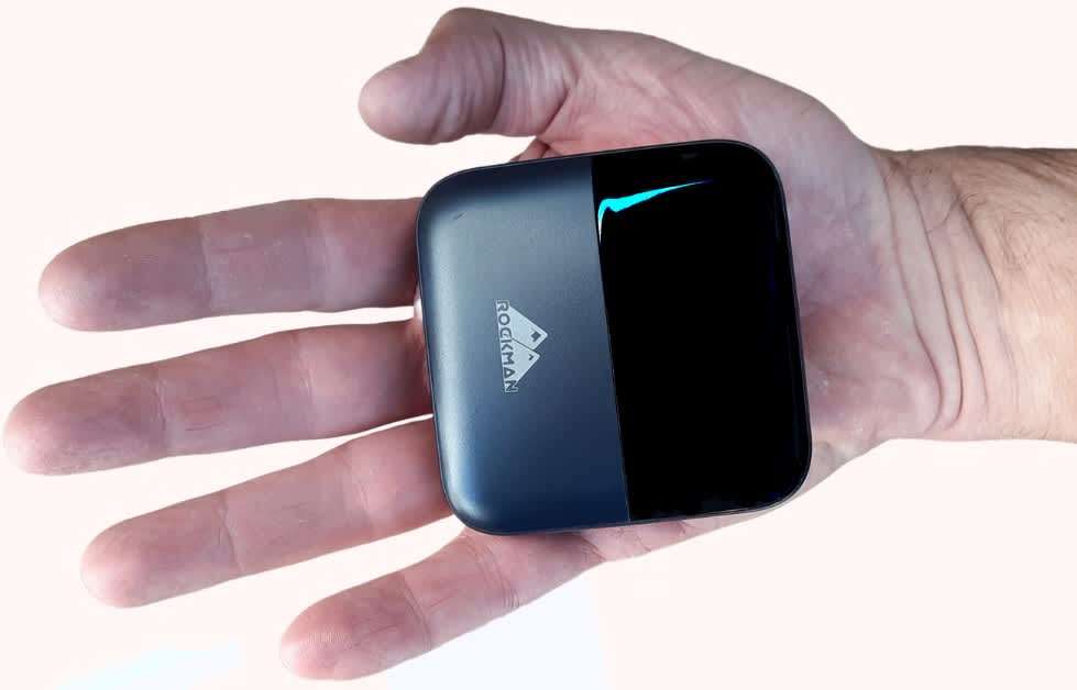 10000Mah Mini Power Bank - Black