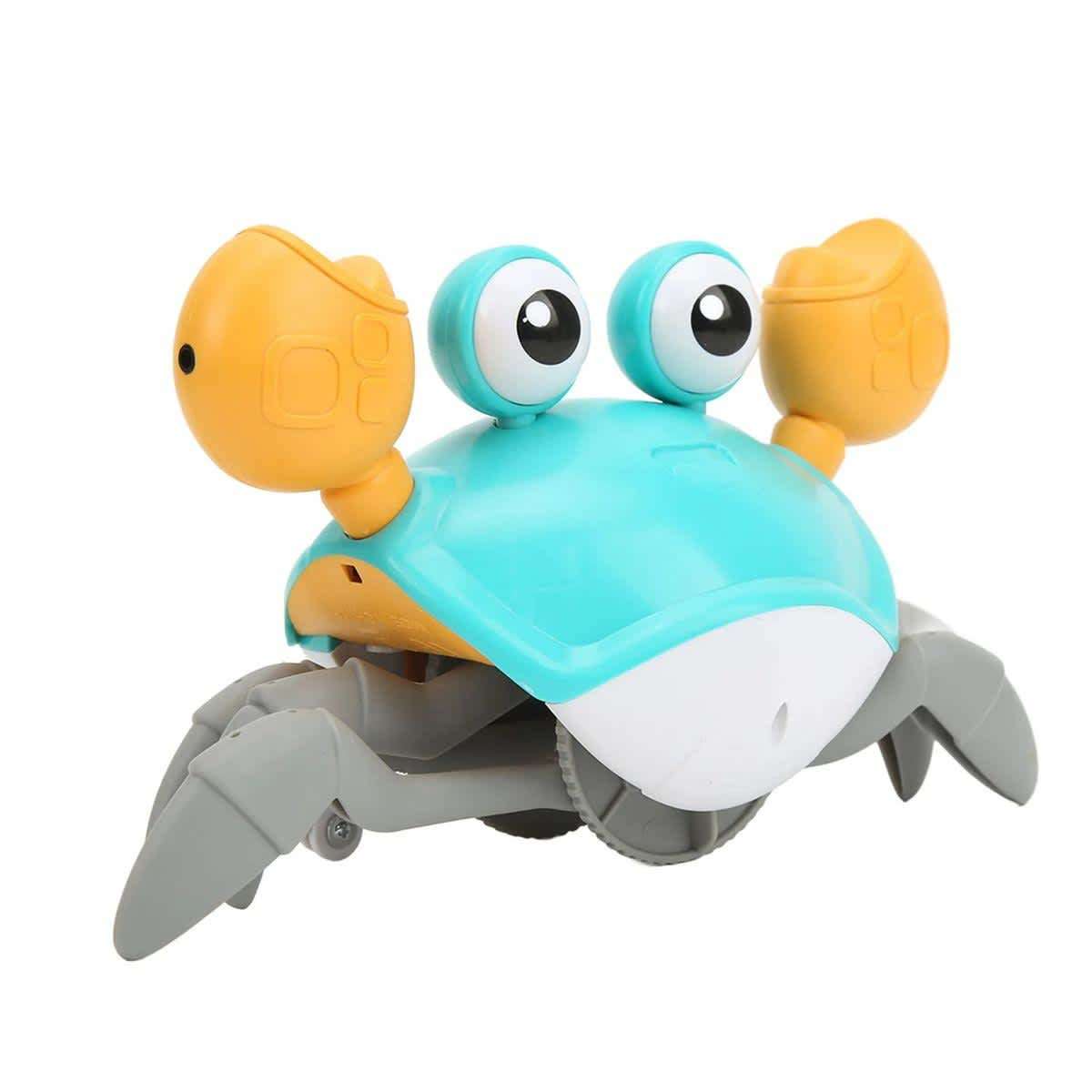 Battery Crawling Crab Interactive Toy Toddler Activity Toy Belly Play
