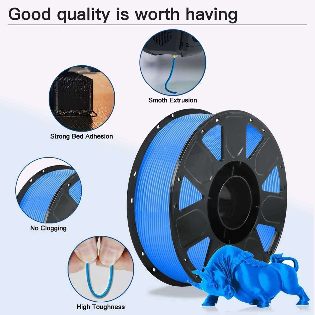 Creality Ender PLA 1.75mm 3D Printer Filament - Blue (1kg)