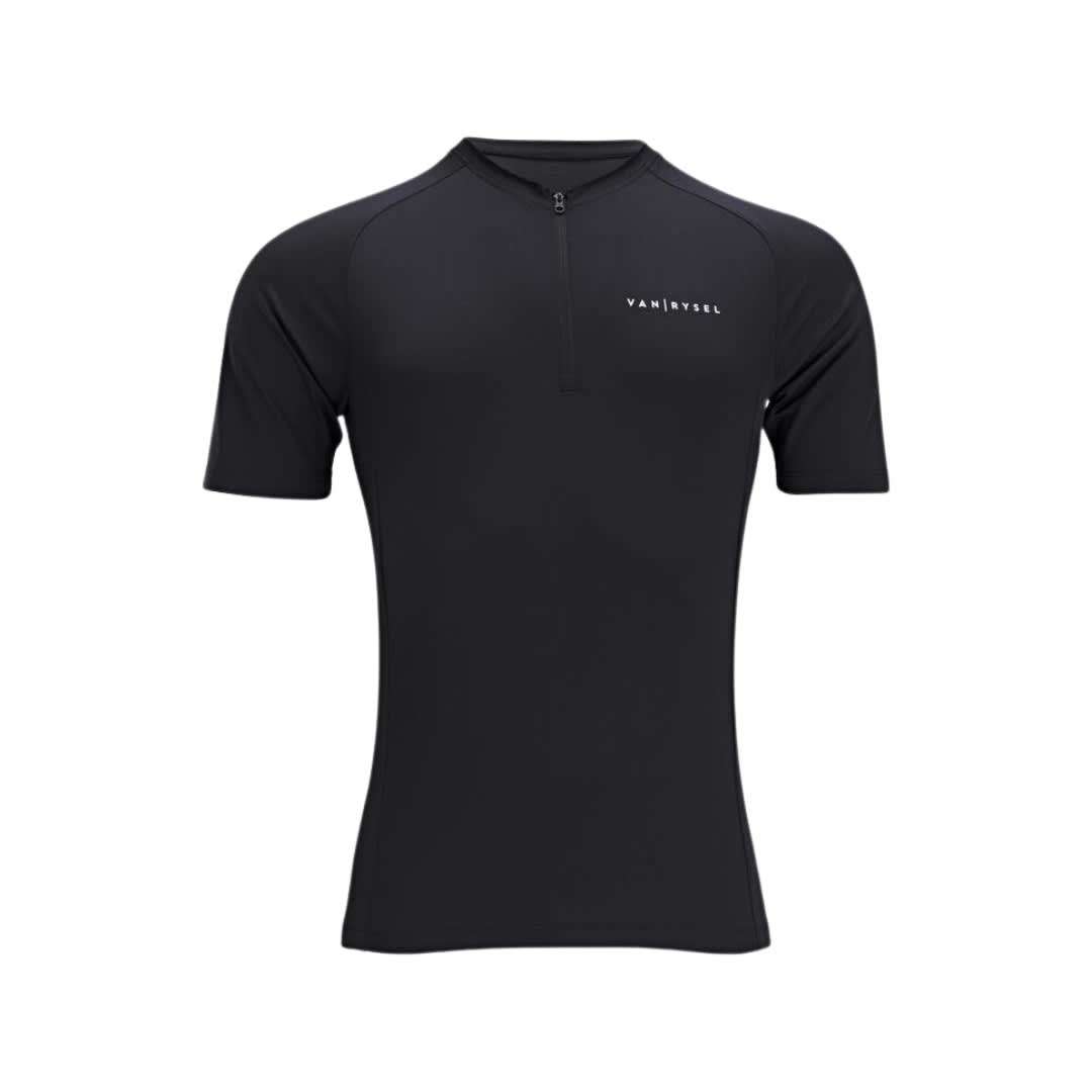 Van Rysel Men's Short Sleeve Road Cycling Summer Jersey - Black - XL
