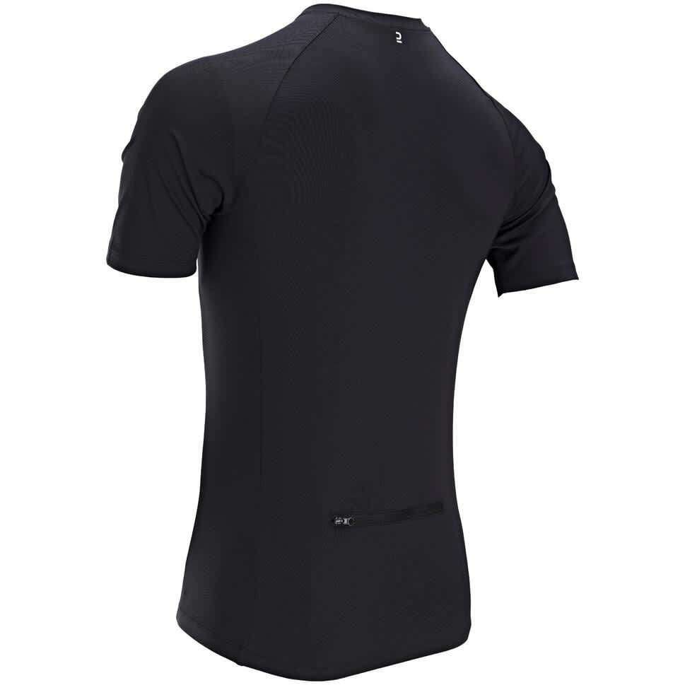 Van Rysel Men's Short Sleeve Road Cycling Summer Jersey - Black - XL