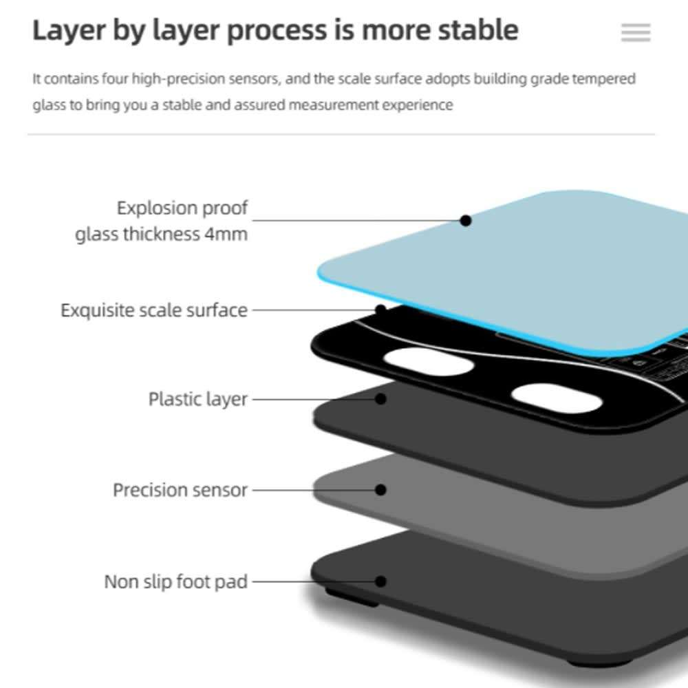 Smart Home Bathroom Digital Scales