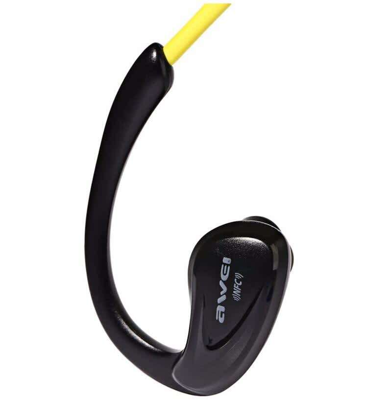 Awei A880-BL Wireless Bluetooth Running Earphones - Black