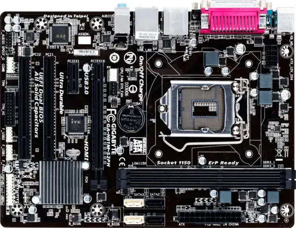 Gigabyte H81MS2PH Series Motherboard Lga 1150 GAH81MS2PH