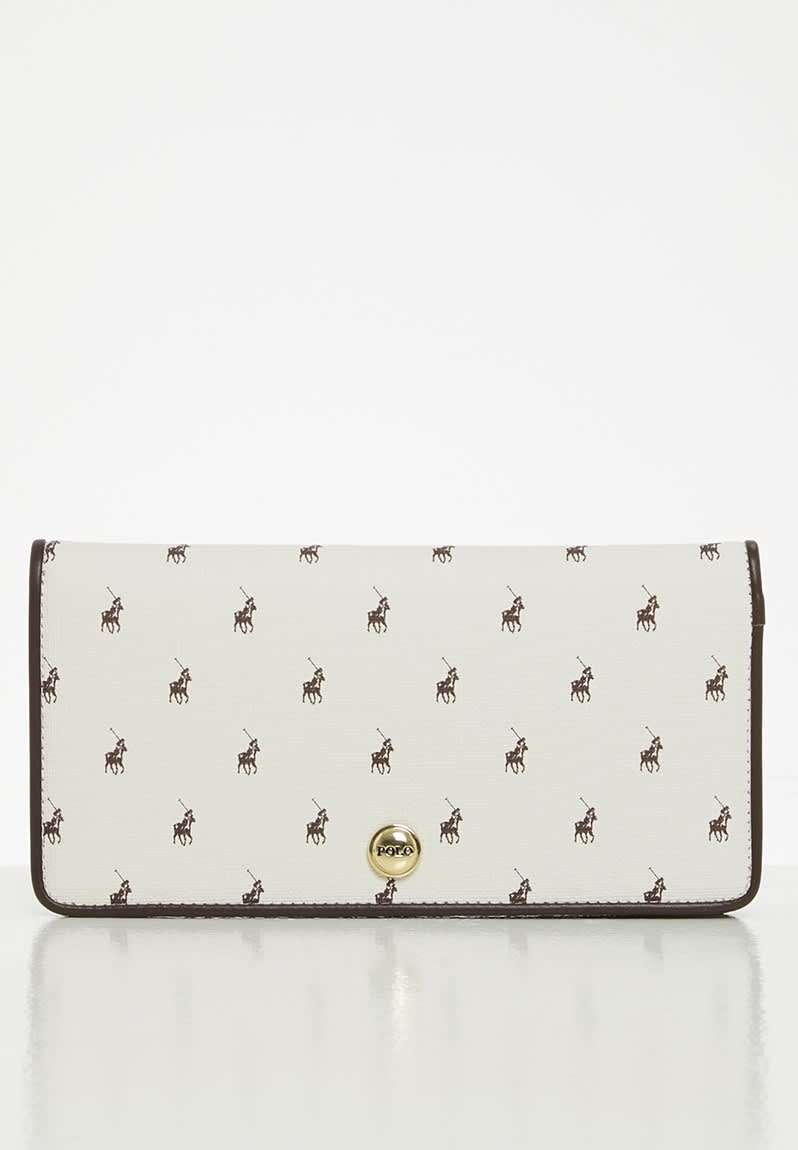 Polo panama continental purse - cream
