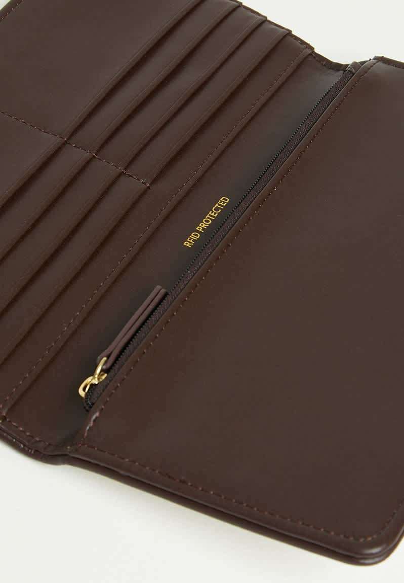 Polo panama continental purse - cream