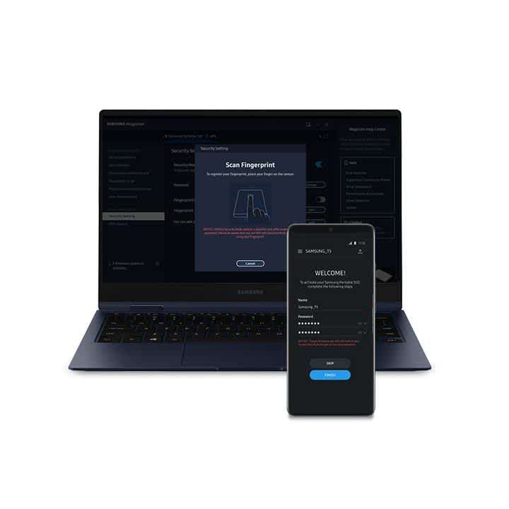 Samsung T7 Shield USB 3.2 Gen 2 - 2TB Portable SSD - Blue