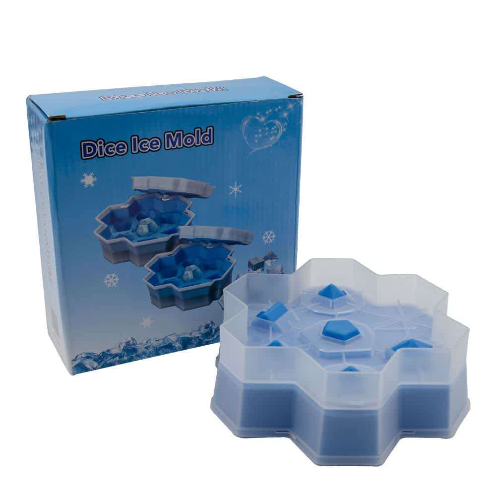 7-Cavity Silicone Dice Ice Mould