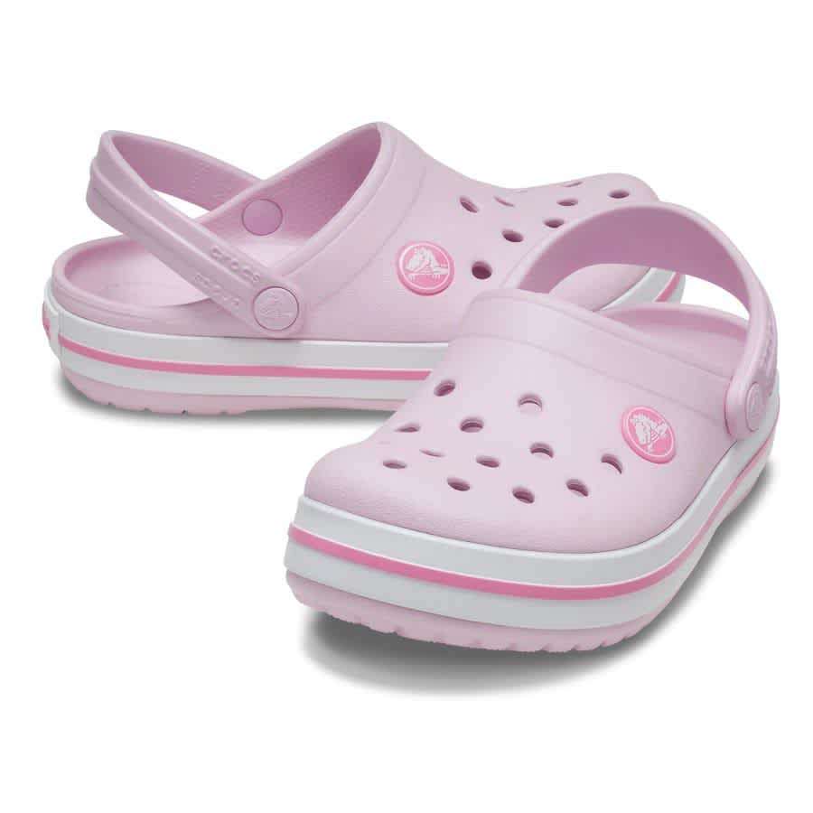 Crocs Crocband Clog T  Ballerina Pink  UK Junior 5