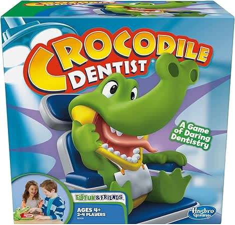Hasbro Gaming Crocodile Dentist Kids Board Game  Ages 4+