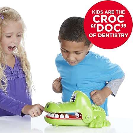 Hasbro Gaming Crocodile Dentist Kids Board Game  Ages 4+