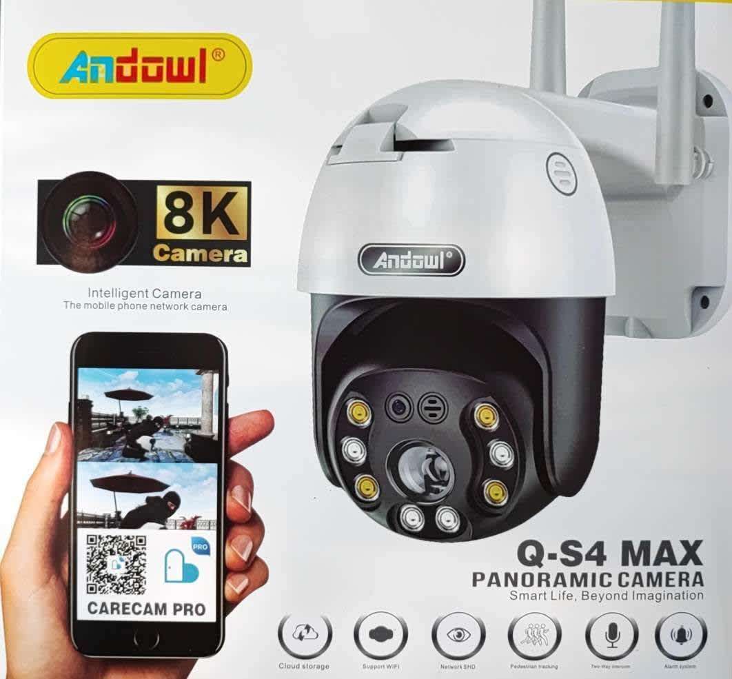 Andowl Q-S4 Full HD 4K Wireless Smart Camera - Waterproof Outdoor WiFi CCTV