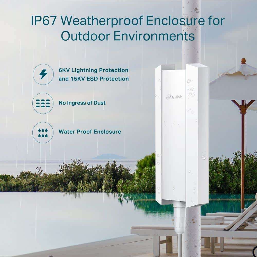 TP-Link EAP610-Outdoor AX1800 WiFi 6 Access Point with Mesh and PoE