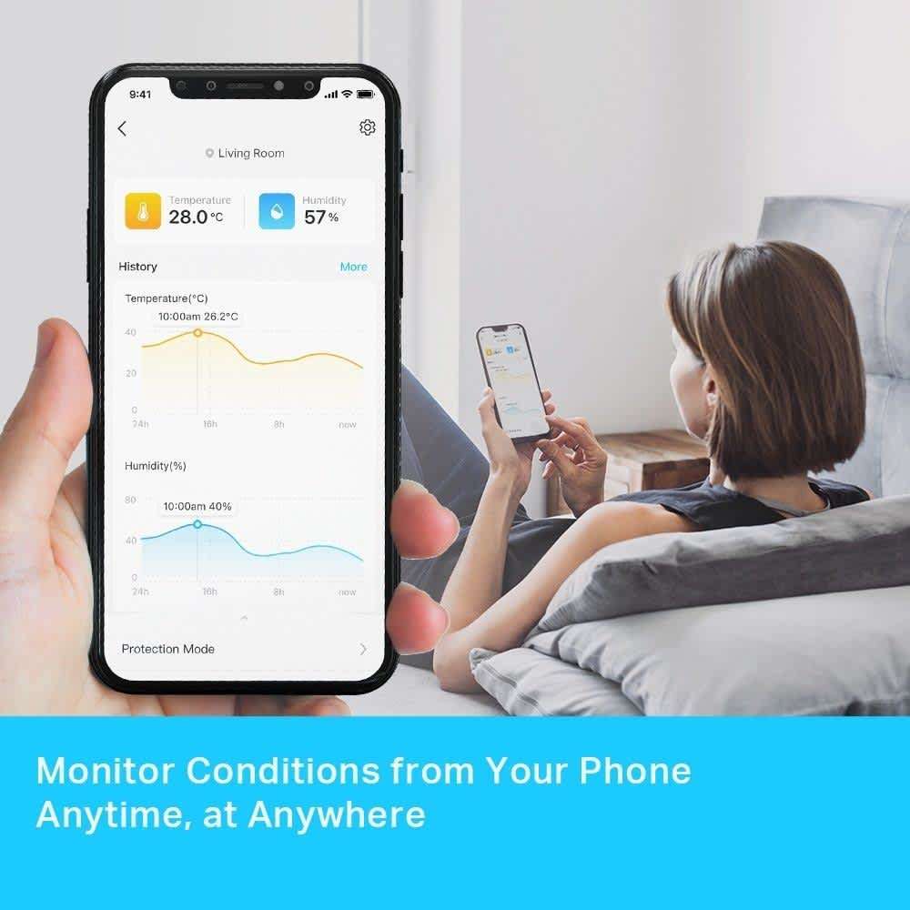 TP-Link Tapo T315 Smart Temperature & Humidity Monitor with LCD Display