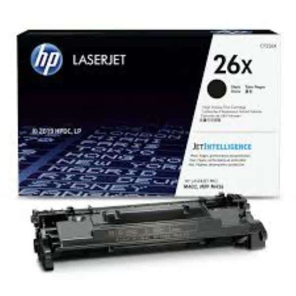 HP 26X High Yield Black LaserJet Toner Cartridge