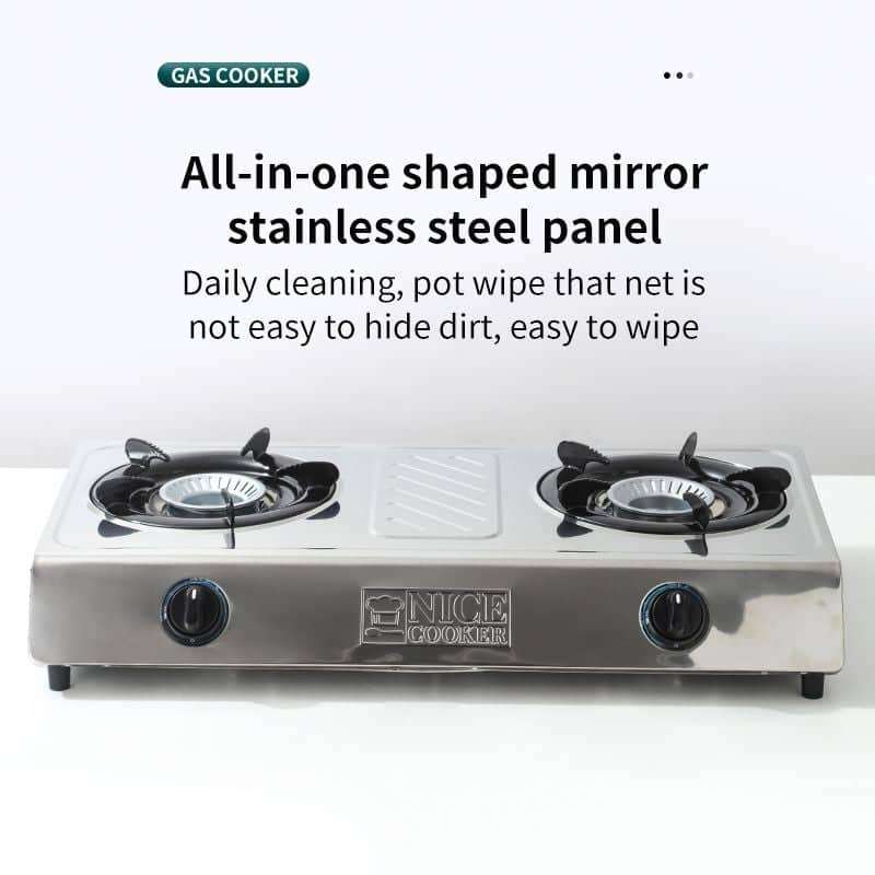 Nice Cooker Gas Stove 2 Burner