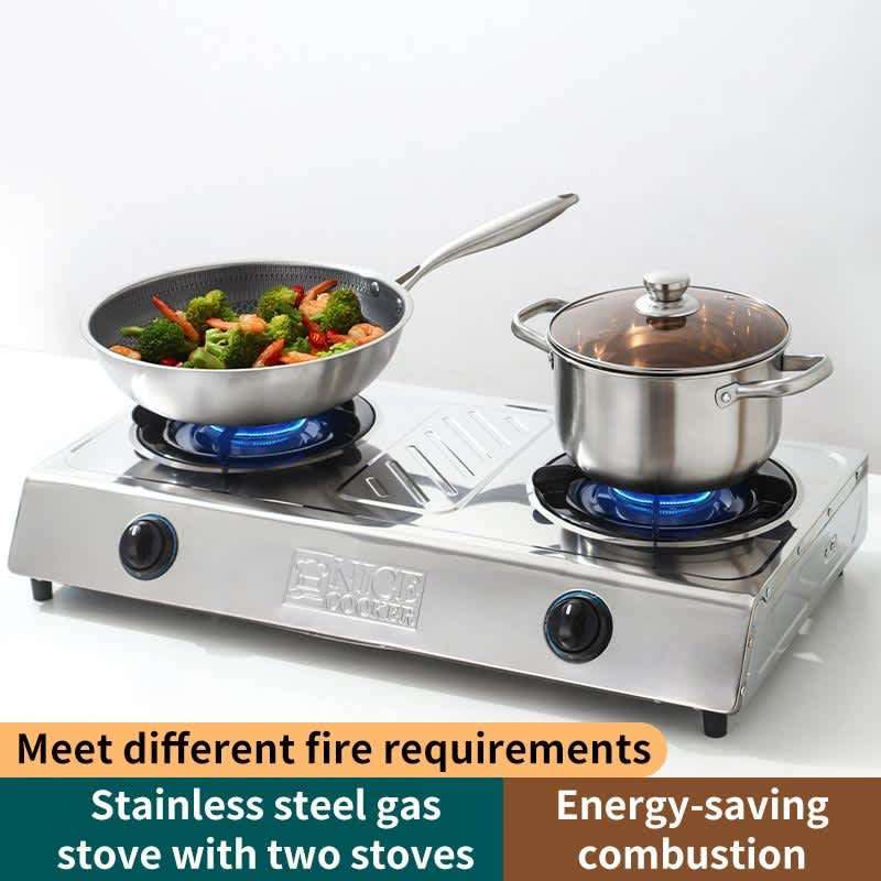 Nice Cooker Gas Stove 2 Burner