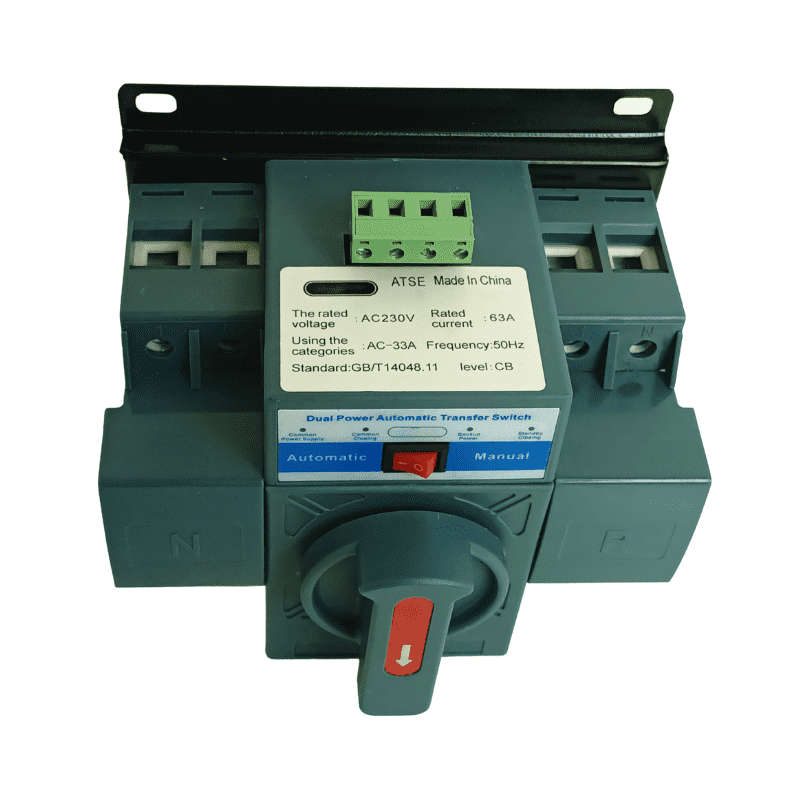 63A 2-Pole Automatic Changeover Switch