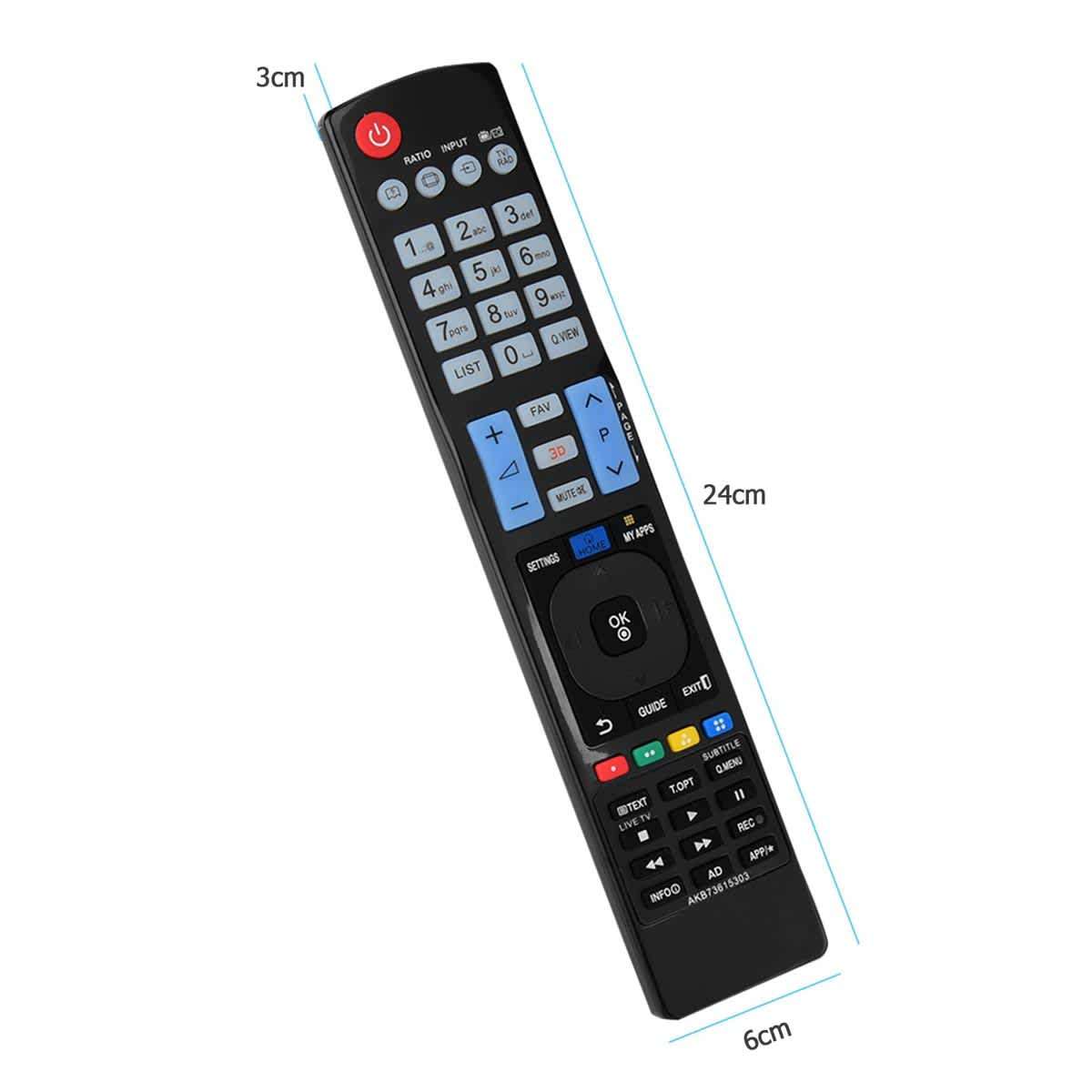 Remote Control Replacement Compatible with LG AKB73615303