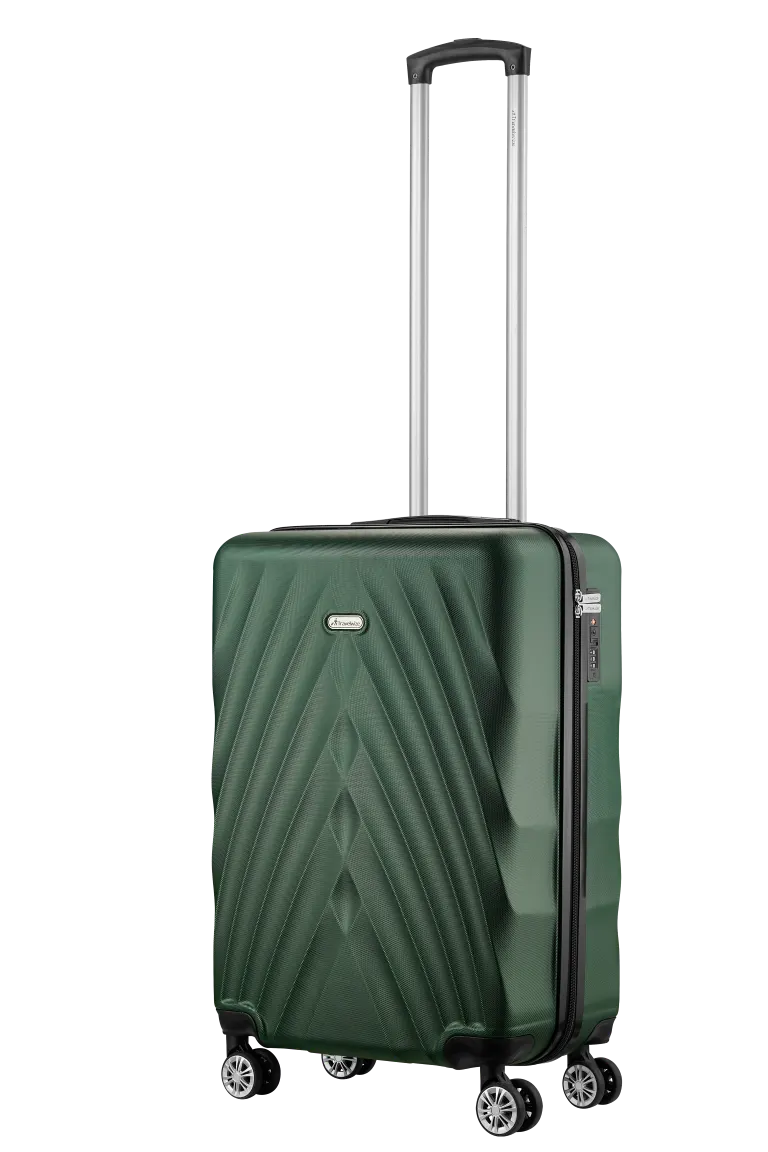 Travelwize Terra 77cm ABS Hard-Shell Spinner Suitcase with TSA Lock  Bottle