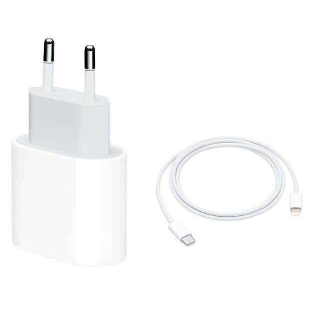 25W USB-C Fast Charging Adapter and Lightning Cable Compatible with iPhone