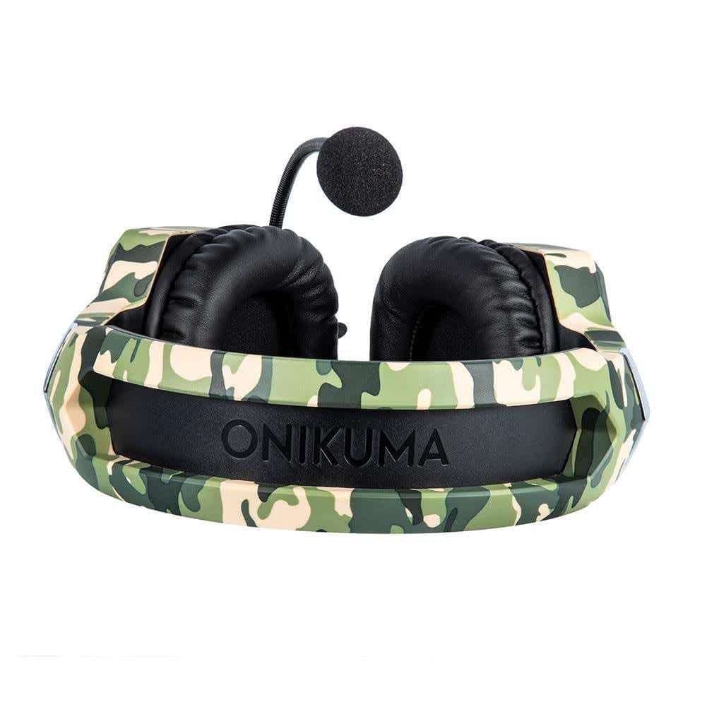 ONIKUMA K8 Stereo Gaming Headset with Microphone & LED Lights  Camouflage