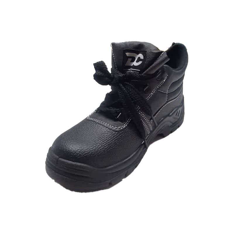 DOT SAFETY Contractors Steel Toe Boots  Black  UK 9