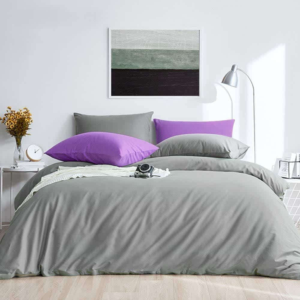 Just Home 2 Pack Bed Pillow Set - Black