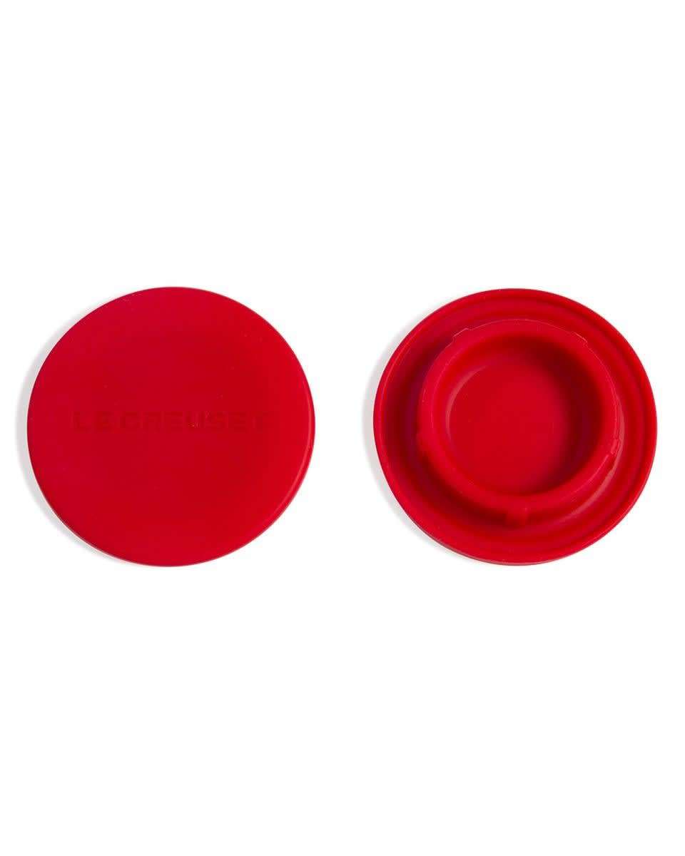 Le Creuset Set of 2 Silicone Mill Caps - Cerise