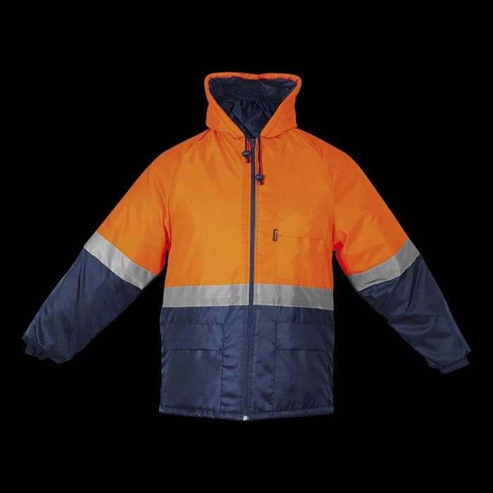 2 Tone Ground Zero Freezer Jacket - Blue / Orange - XS